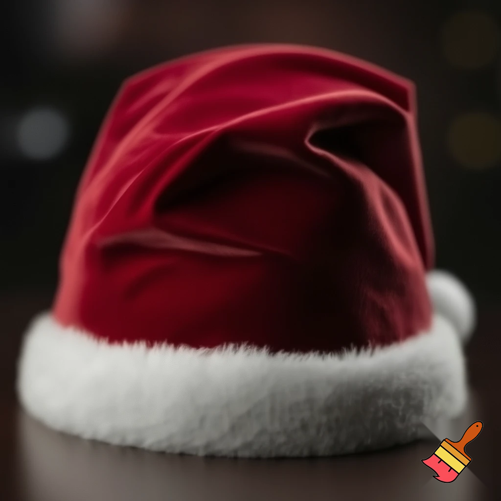 Christmas Santa Claus velvet hat delicate special delicate hat