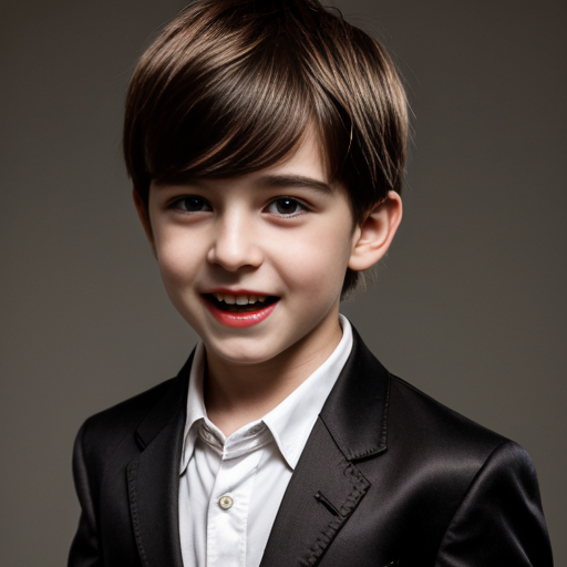 Vampire Boy with brown hair 