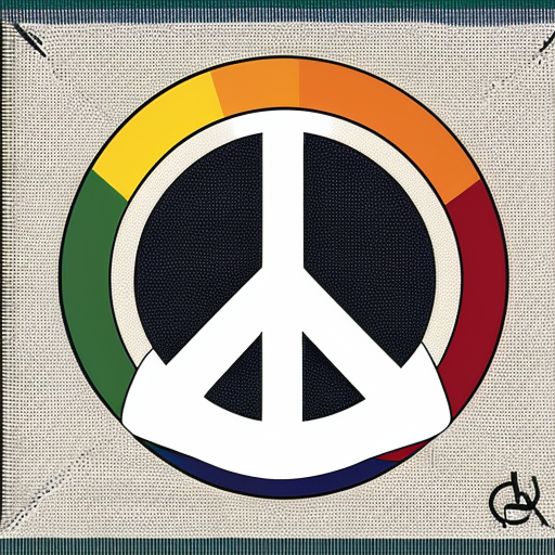 a peace through athletics symbol

