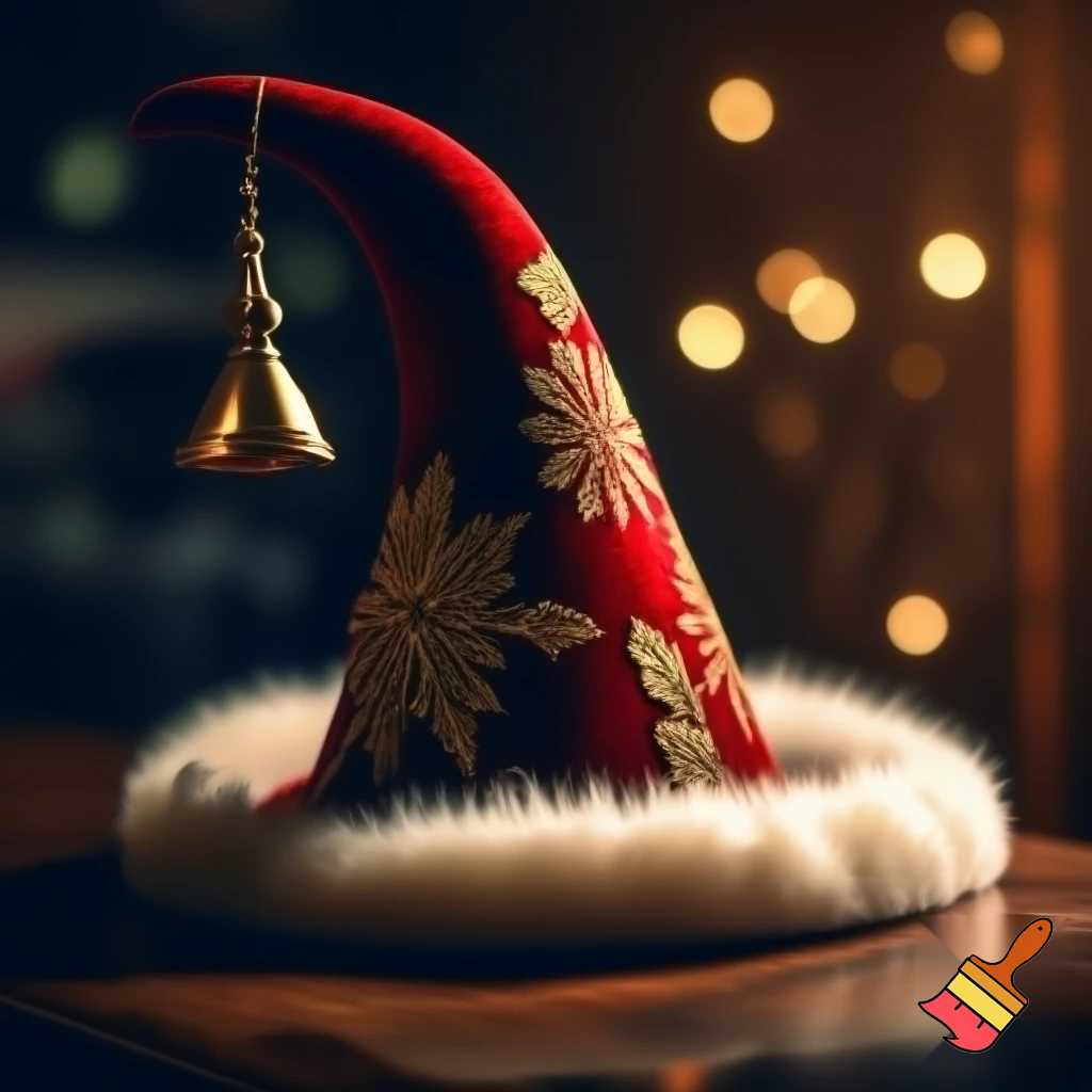 Christmas wizard hat