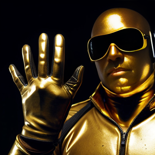 make a picture of ohnepixel even though he's made of gold and he's bathing in counterstrike knives and counterstrike gloves