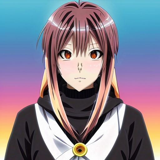 Hazme un personaje de anime en estado de materia liquido 