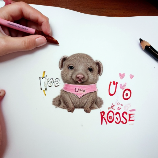 Draw italian brainrot cute mole in pink microwawe that says uno secundos on the setings and the mole is eating rainbow rose