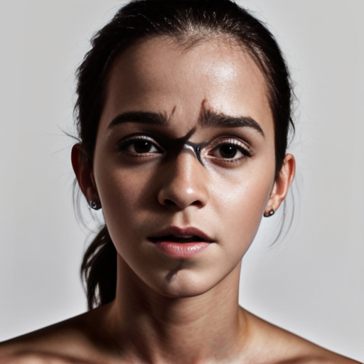 Emma Watson shot in the forehead