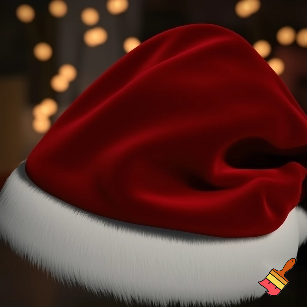 Christmas hat, Santa Claus hat velvet hat offensive hat
