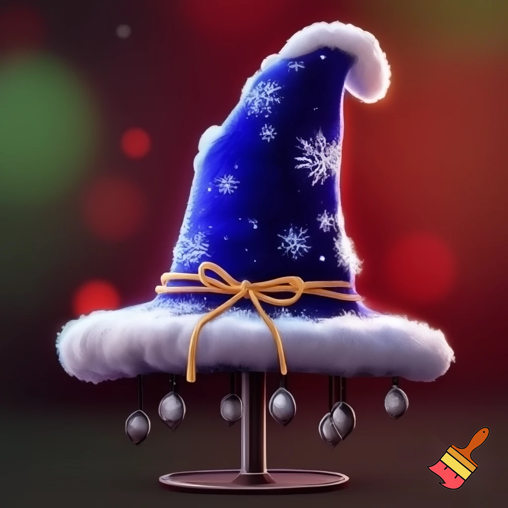 A wizard Christmas hat