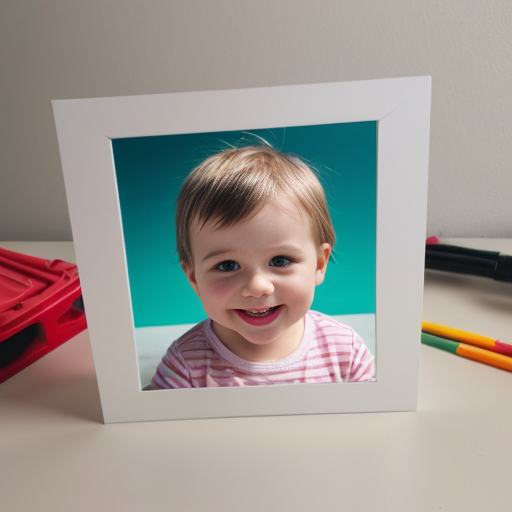create a photo of a 3 year old
