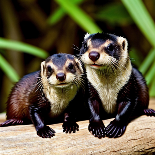 An image of one large and carnivorous species, of placental mammal, in the carnivore placental mammal order (Carnivora), and in the weasel family (Mustelidae). Which it look like a mix of four species, of carnivore placental mammals, in the weasel family (Mustelidae). The four species, of carnivore placental mammals, in the weasel family (Mustelidae), are the wolverine, or Gulo gulo, the honey badger, or Mellivora capensis, the European polecat, or Mustela putorius, and the yellow-throated marten, or Martes flavigula. And it look like a mix of two species of otters, in the weasel family (Mustelidae). The two species of otters, in the weasel family (Mustelidae), are the African clawless otter, or Aonyx capensis, and the giant Amazonian river otter, or Pteronura brasiliensis.