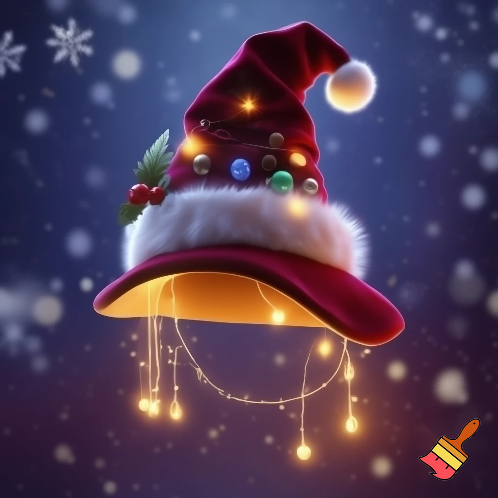 Christmas wizard hat