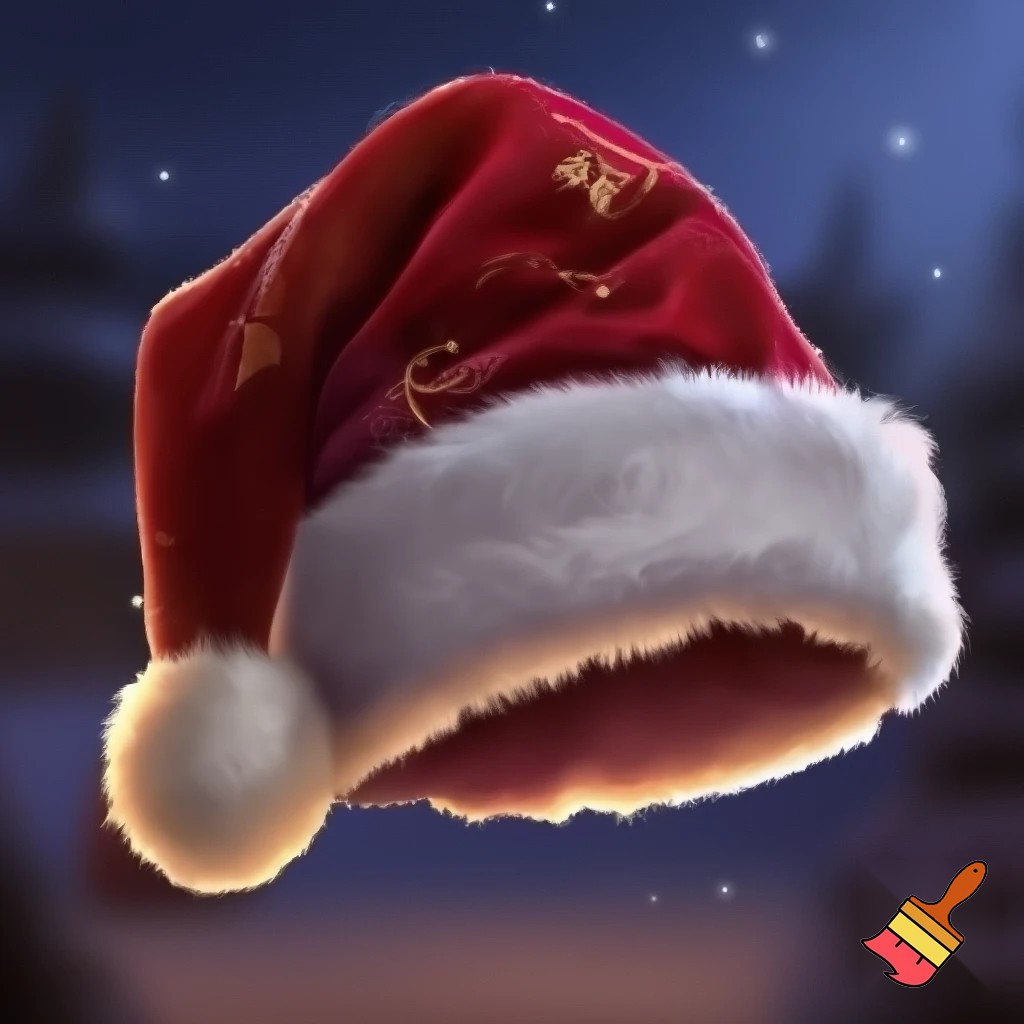 Elf Santa Claus hat velvet