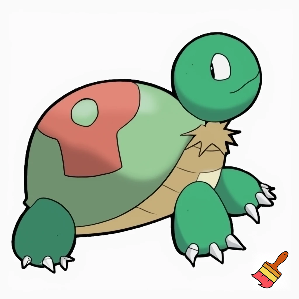 soinc style turtle pokemon squritle fusion fusion