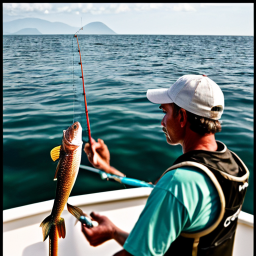 Immagine di un pescatore pensieroso ed indeciso su quale tecnica alieutica debba usare per catturare un cavalluccio marino.
Mostrare le diverse possibilità in una serie di nuvolette nel cielo azzurro.
Lo stile deve essere cartoon.