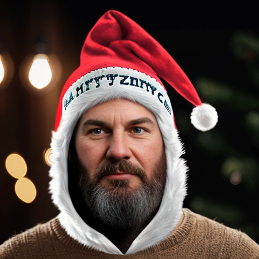 Christmas wizard hat