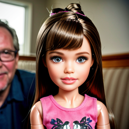 make a three year old barbie with her brother that is ken and dad