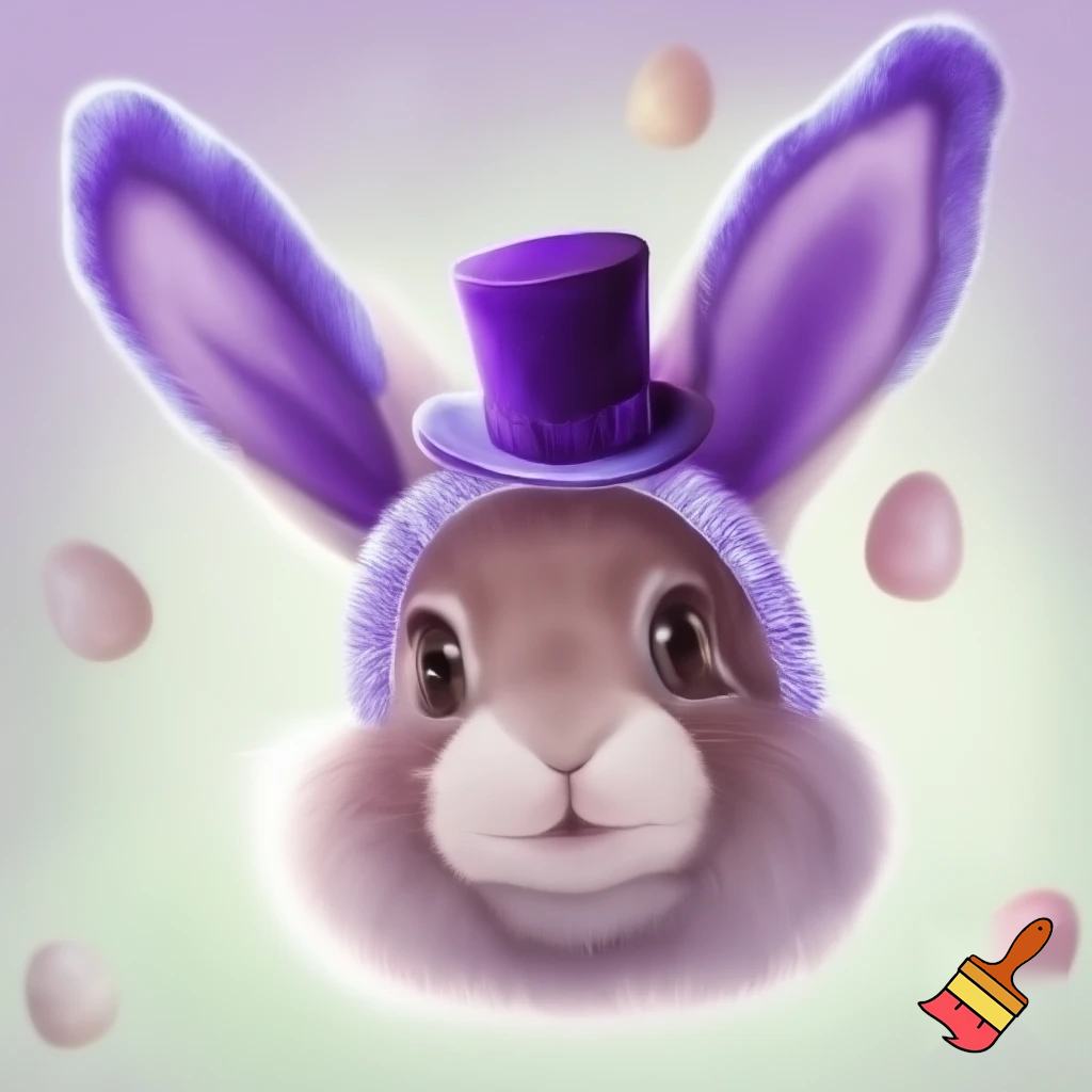 Easter bunny headband velvet Easter bunny, bunny ears, purple and white bunny velvet headband Easter bunny ear top hat