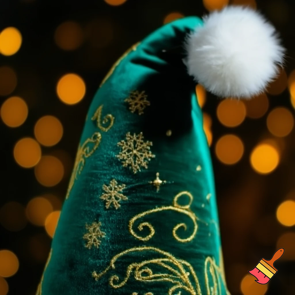 Christmas wizard hat