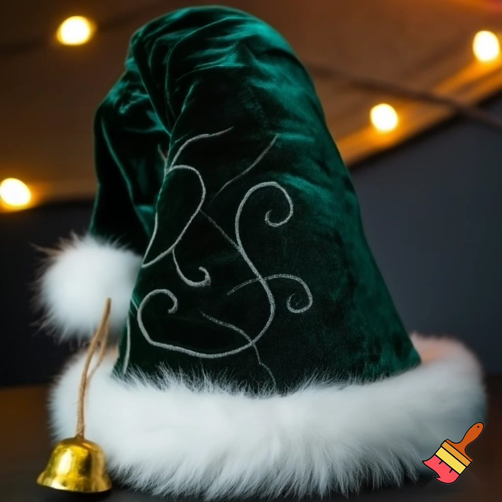 Christmas wizard hat