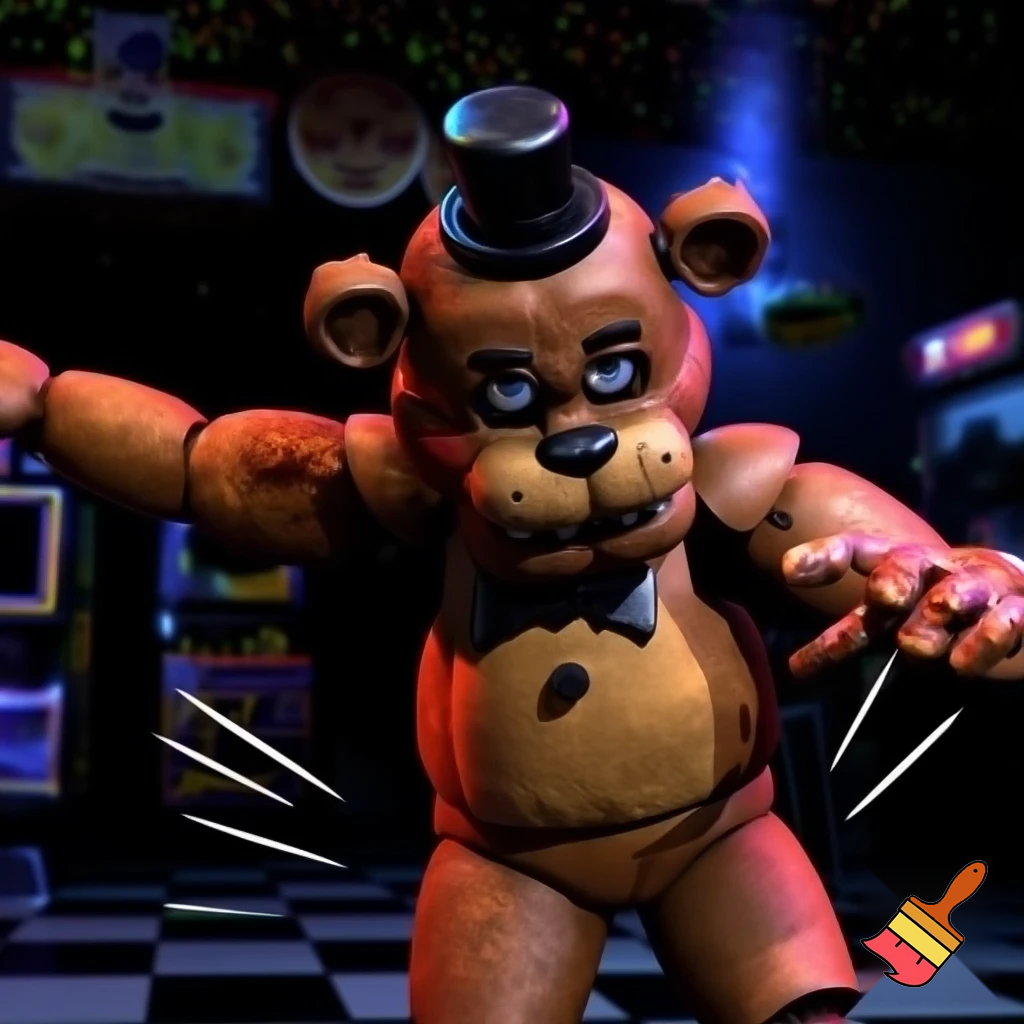 Freddy fazbear dabbing 