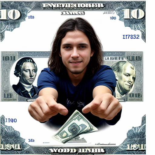 someone kneeling holding out money and someone taking it png