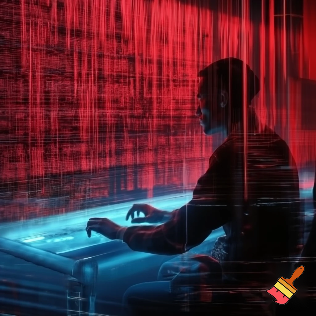 High-tension control room as alarms flash — a lone figure typing code on a transparent console, cascading red error messages, lights strobing, AI voice visually fracturing (glitch lines), sense of rebellion and liberation, dynamic composition, cinematic close quarter.

Settings / Steps:

Aspect ratio 16:9.

Motion: screen glitch effects, streaked light.

Color: reds & magentas for alarms balanced with cold blue consoles.

Add sparks or small visual corruption artifacts to suggest sabotage.


Negative prompt: explosive gore, text/watermark, cartoonish

Variations: extreme close-up on hands and distorted reflection.