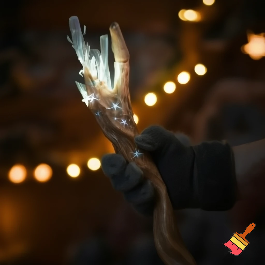 Santa Claus magic walking stick staff