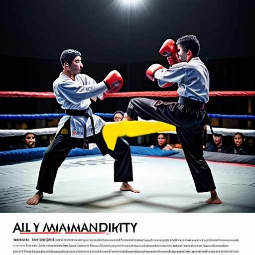 Create a high-end, professional Ramadan promotional poster for a Karate & Kickboxing Academy. The background should feature elegant Ramadan elements such as a glowing crescent moon, golden lanterns, and warm ambient lighting in deep navy and royal purple tones.

In the center, include dynamic action poses of a karate athlete and a kickboxing athlete with dramatic lighting to reflect strength, discipline, and energy.

Main headline at the top in bold, premium typography:
🔥 Special Ramadan Offer 🔥

Main offer text prominently displayed in the center:
Subscribe for 1 Month & Get 1 Month FREE!

Below the offer include:
🎁 Free Trial Class
📞 For Registration & Inquiries: 0564045191

Footer section (clean and well-organized layout):
📍 101, Al Jazeera1 Building | Near Al Qasbaa Canal
Al Majaz 3 | Sharjah | UAE