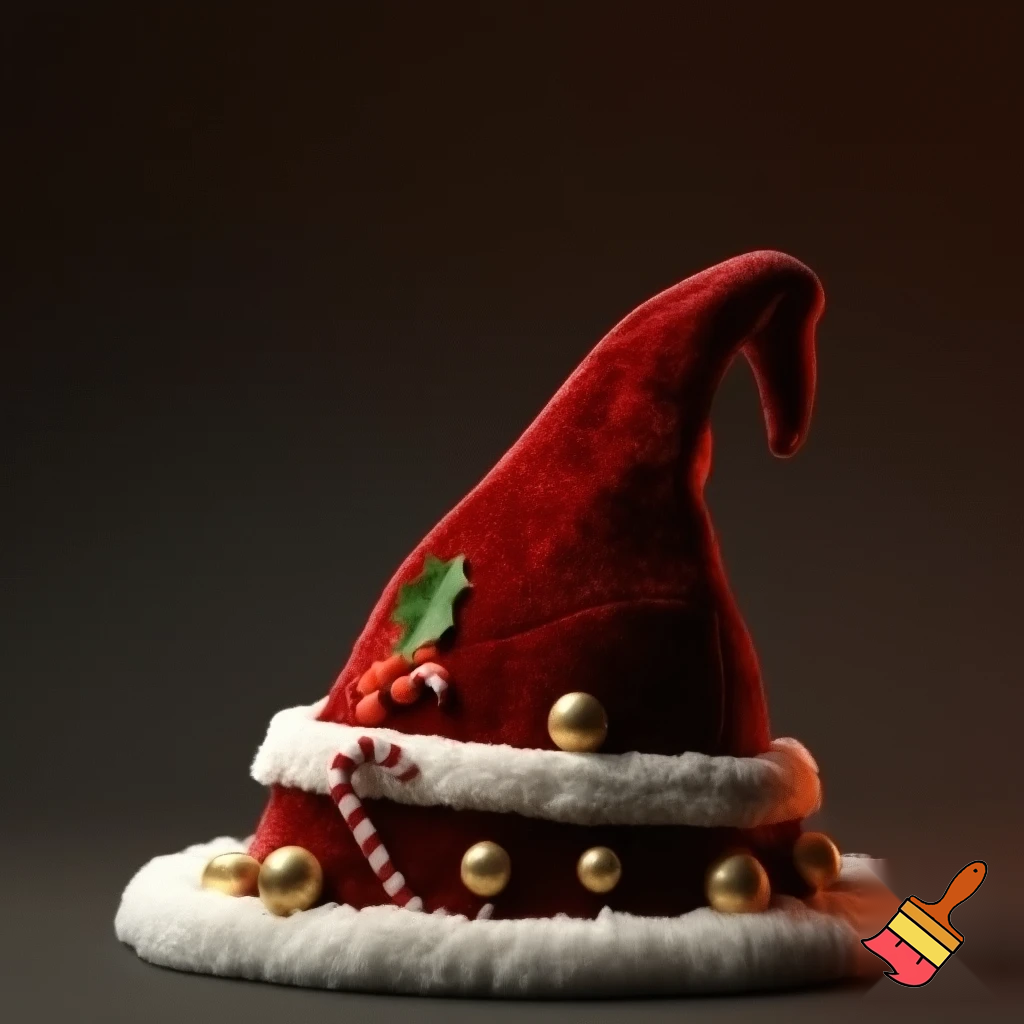 Christmas wizard hat