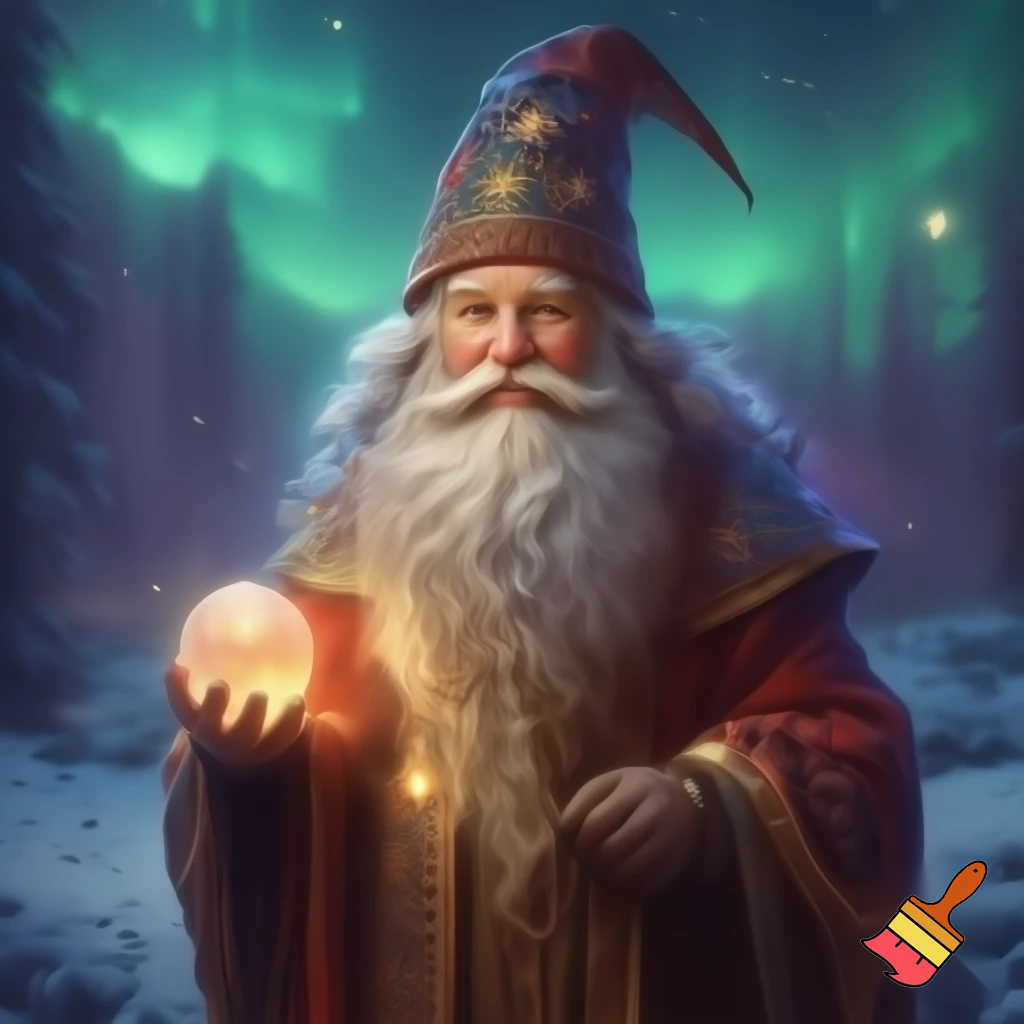 Santa Claus wizard hat