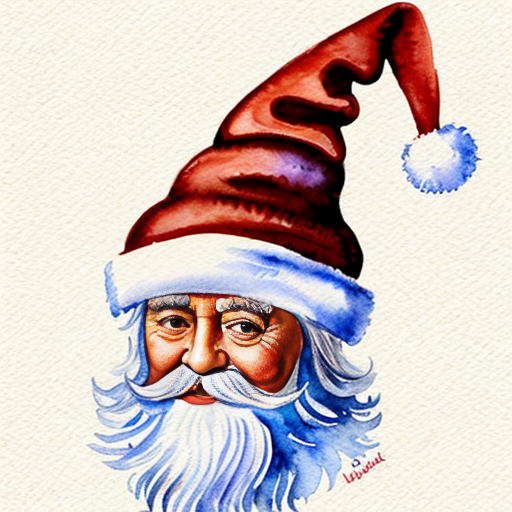 Christmas wizard hat Santa Claus hat velvet