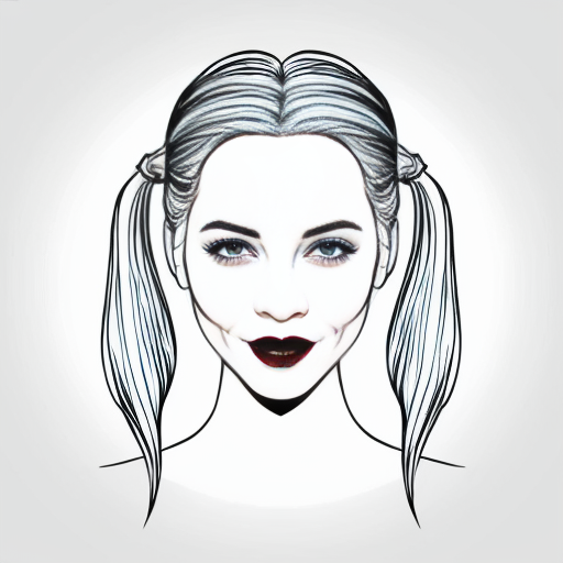 Killer frost crystal frost short white hair blue eyes marrying Harley Quinn blonde hair two pigtails blue eyes 