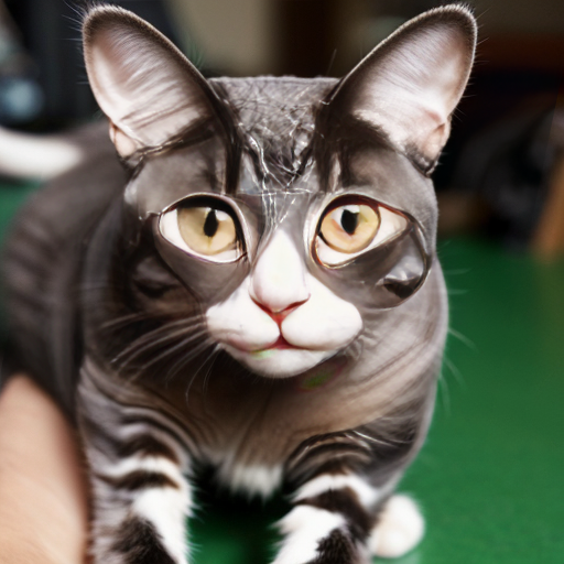 Merge a cat and a monkey into one creature 