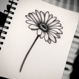 april birth flower tattoo