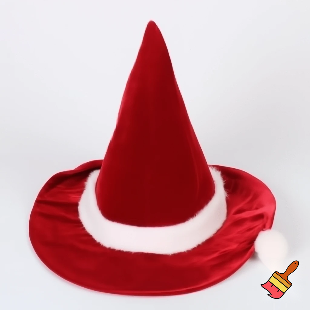  costume wizard hat Christmas hat costume red Santa Claus hat velvet