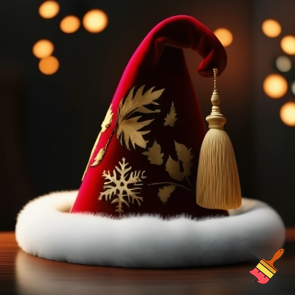 Christmas wizard hat