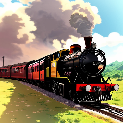 create a steam of a train