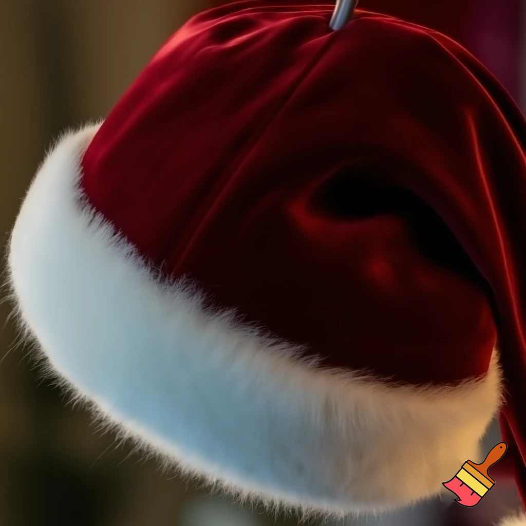 Christmas Santa Claus velvet hat delicate special delicate hat