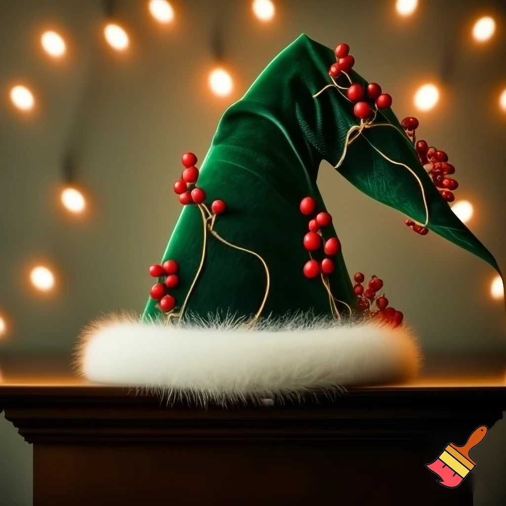 Christmas wizard hat