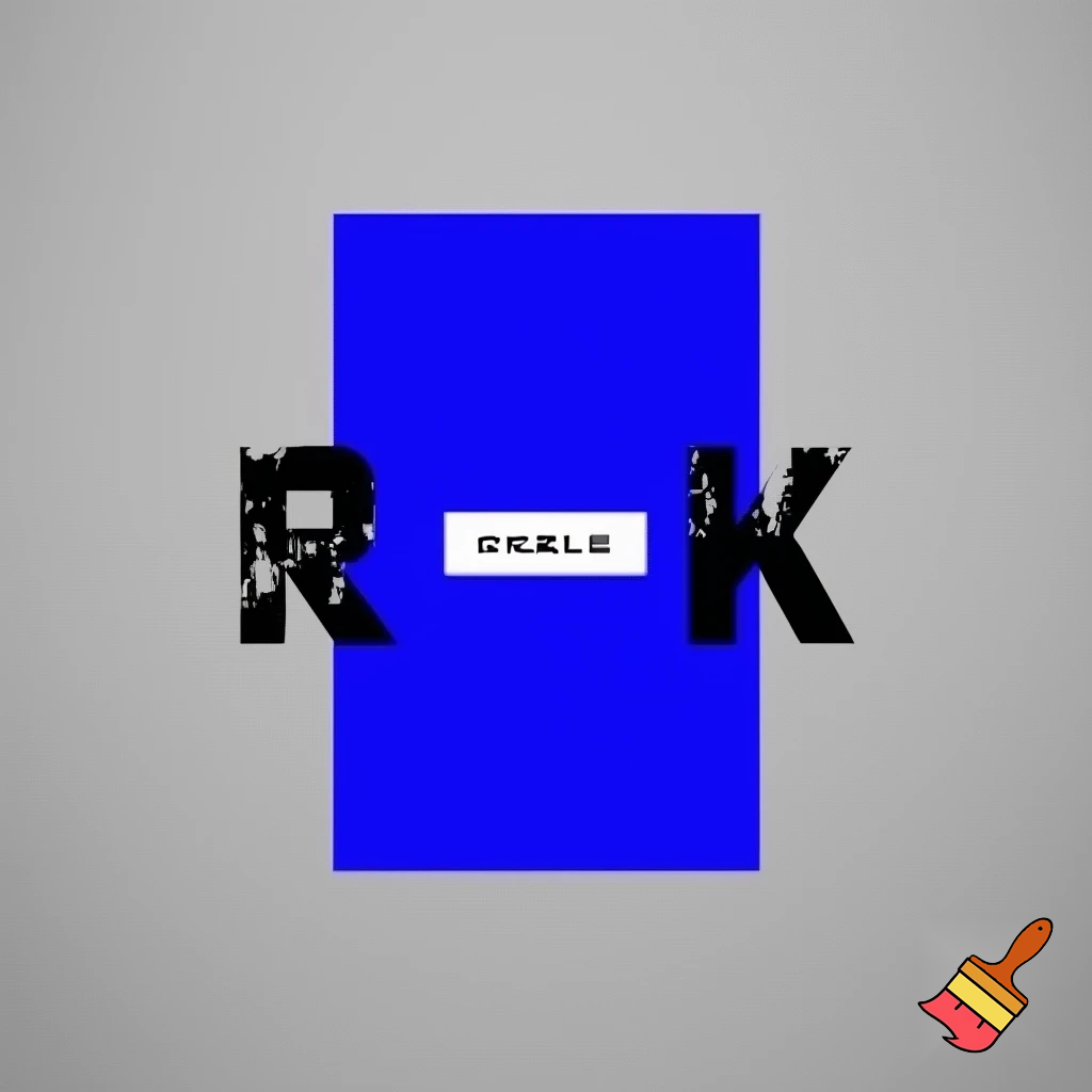 A blue rectangle with the text "rectangle" inside and "_kr" outside 
P.S you have grammar issues, draw it again