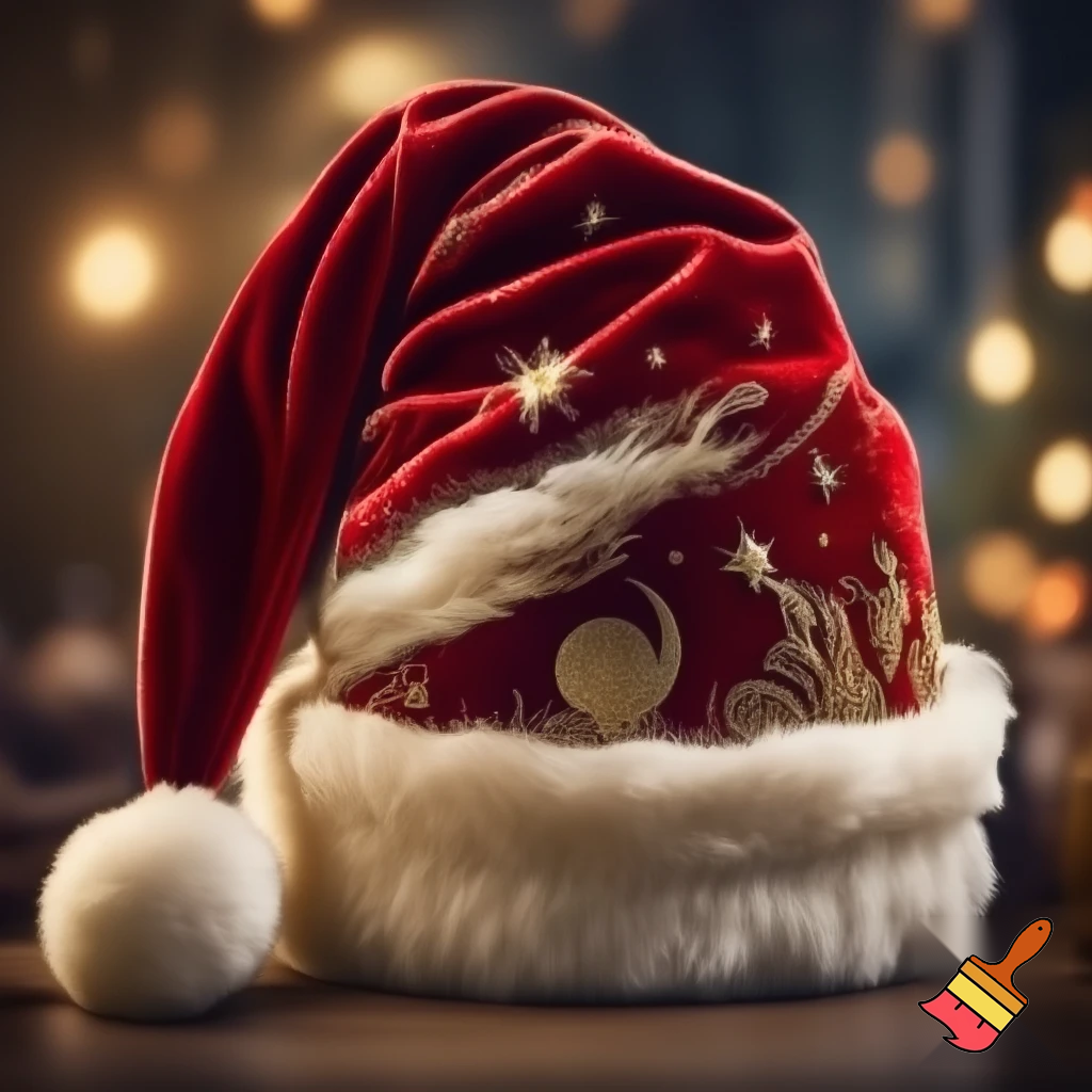 Elf Santa Claus hat velvet Santa Claus elf hat Santa Claus