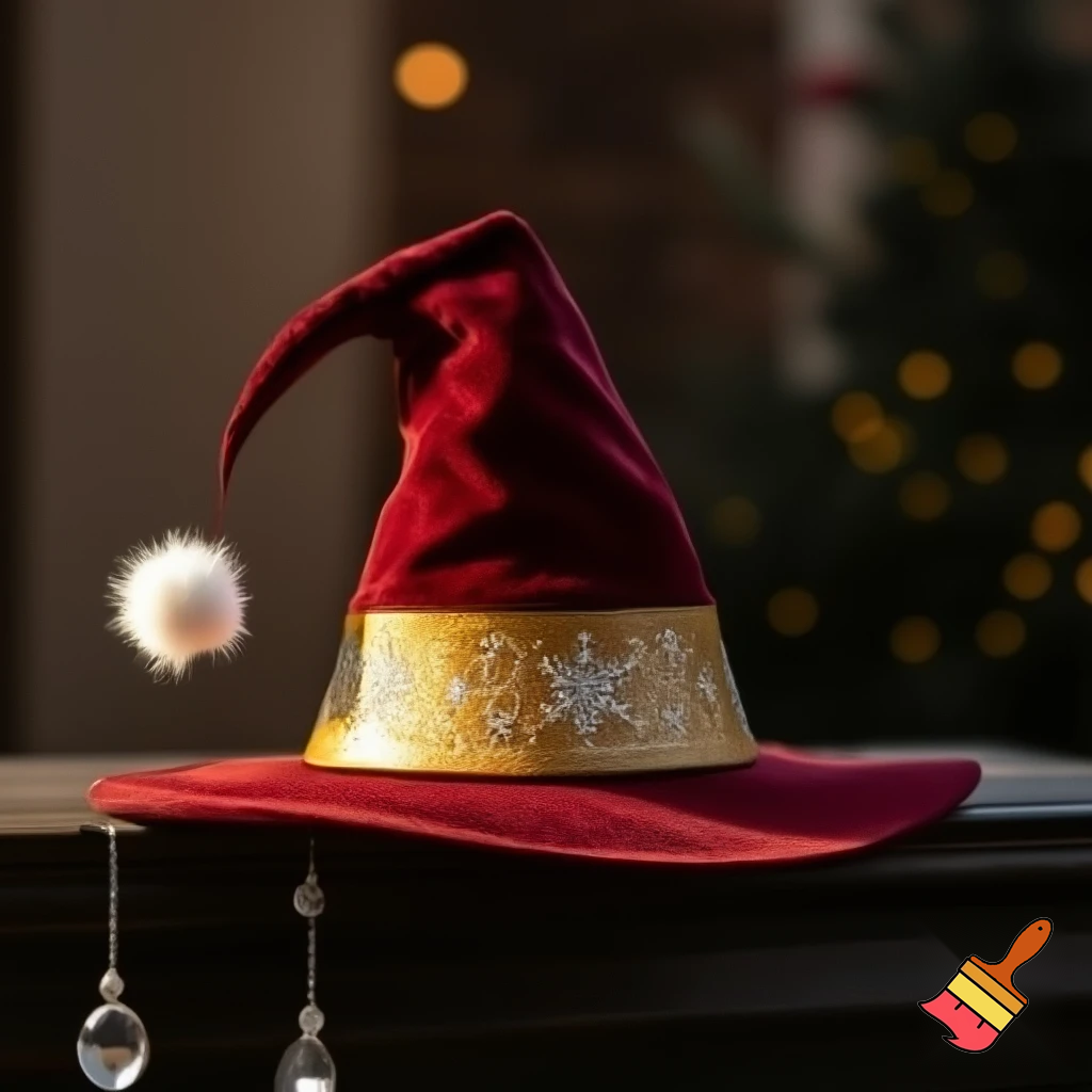 Christmas wizard hat
