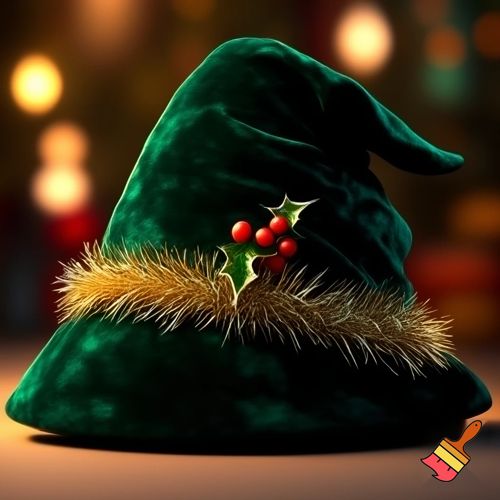 Christmas wizard hat