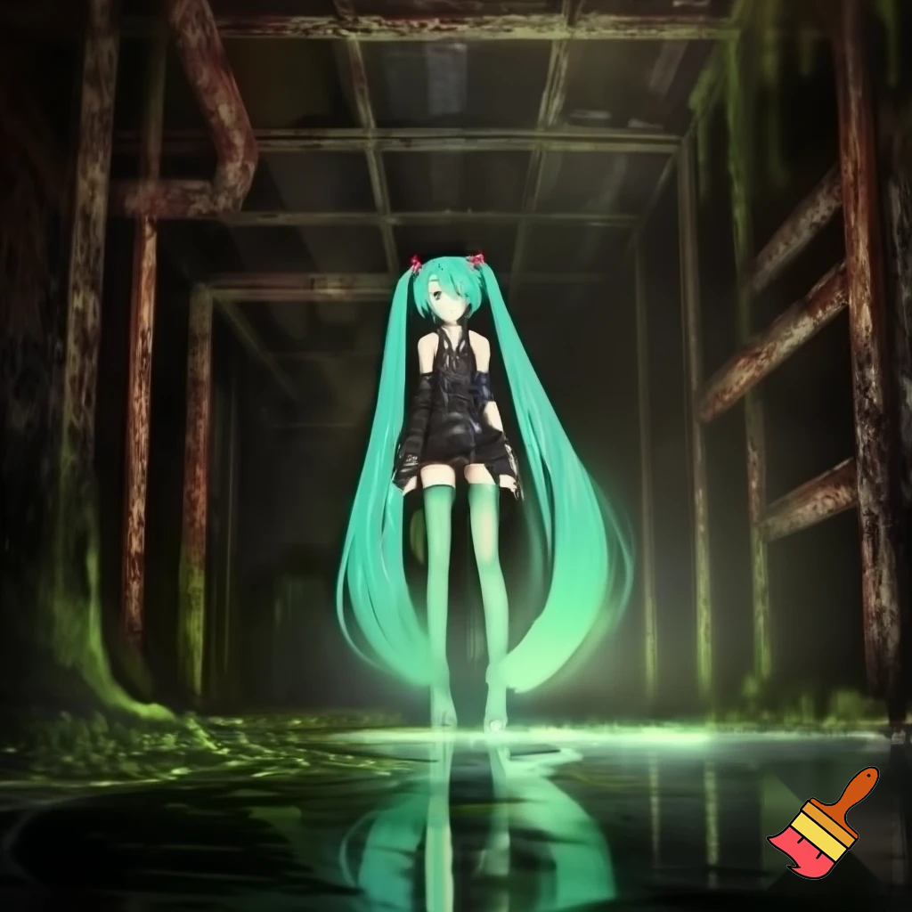 Miku in the sewers