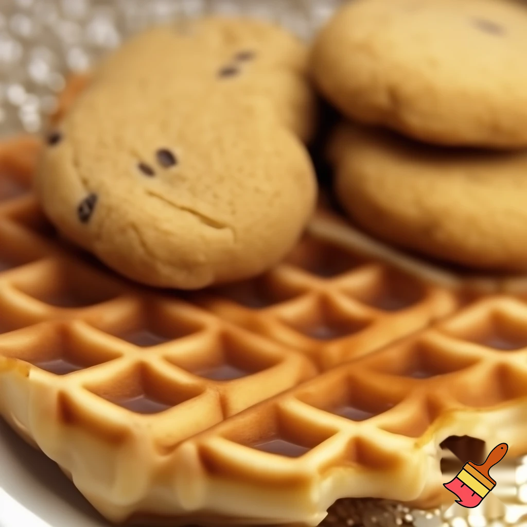 Waffles and cookies 