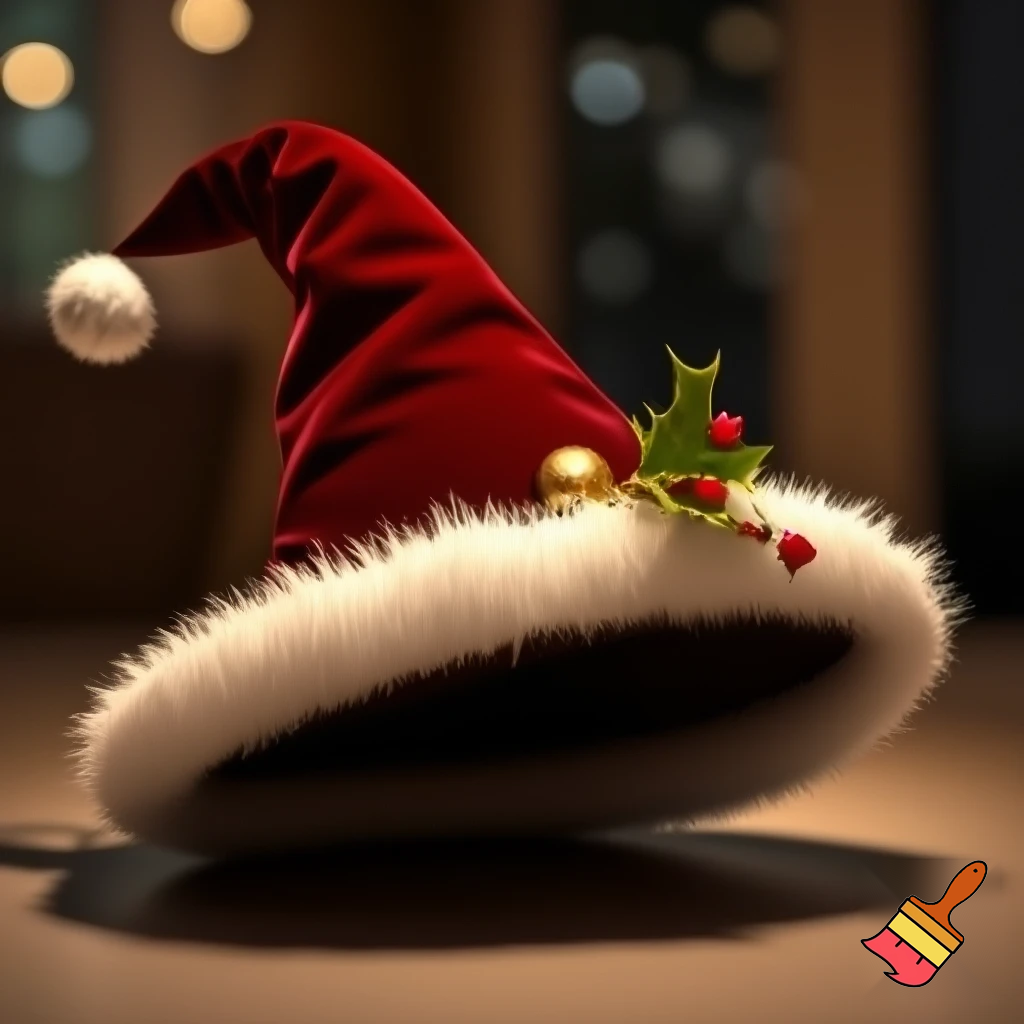 Christmas wizard hat