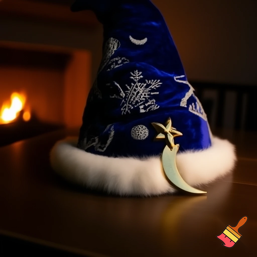 A wizard Christmas hat