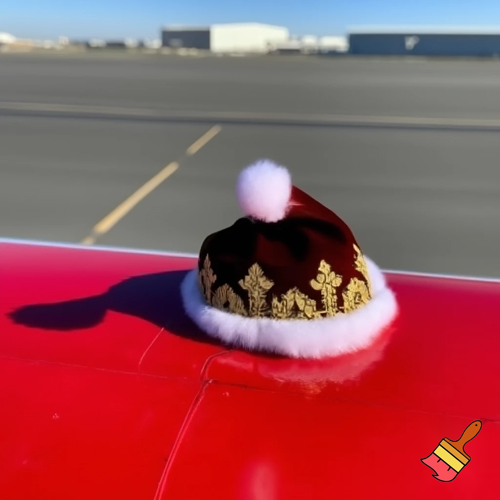 Christmas wizard hat, special costume red plane ramp one