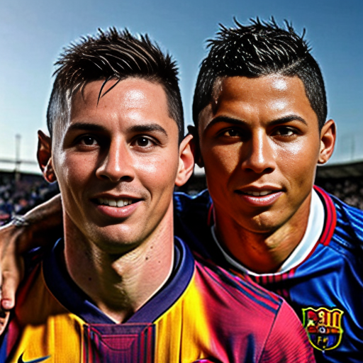 Messi e Crisriano Ronaldo