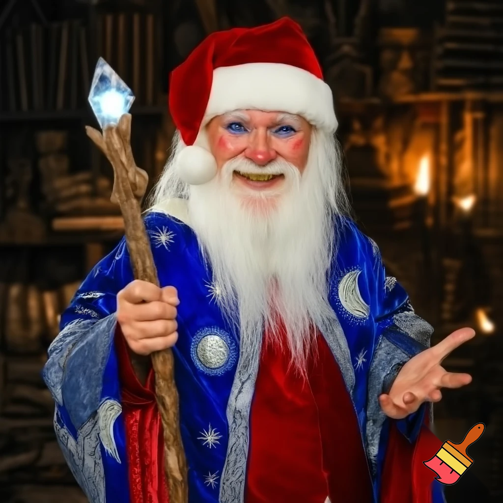 Santa Claus wizard✨🎄 Santa Claus hat