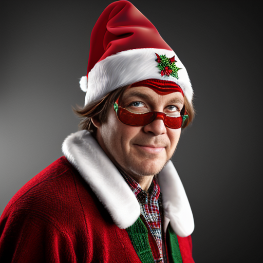 Christmas wizard hat