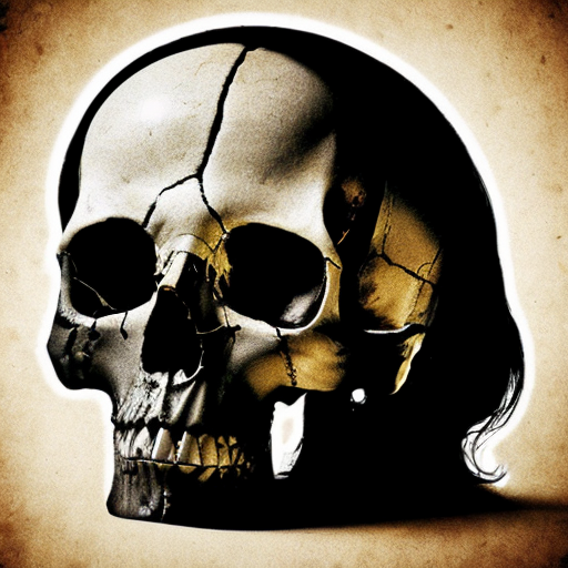 Je veux une image avec marqué dessus "La vérité se trouve ici". Avec derrière une image de tête de mort dans le style graphique anonymous.